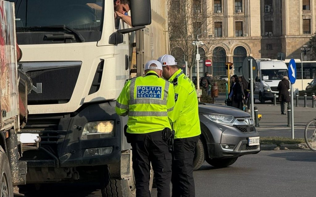 Amenzi de 18.500 lei pentru transportatorii fără autorizație în sectorul 1