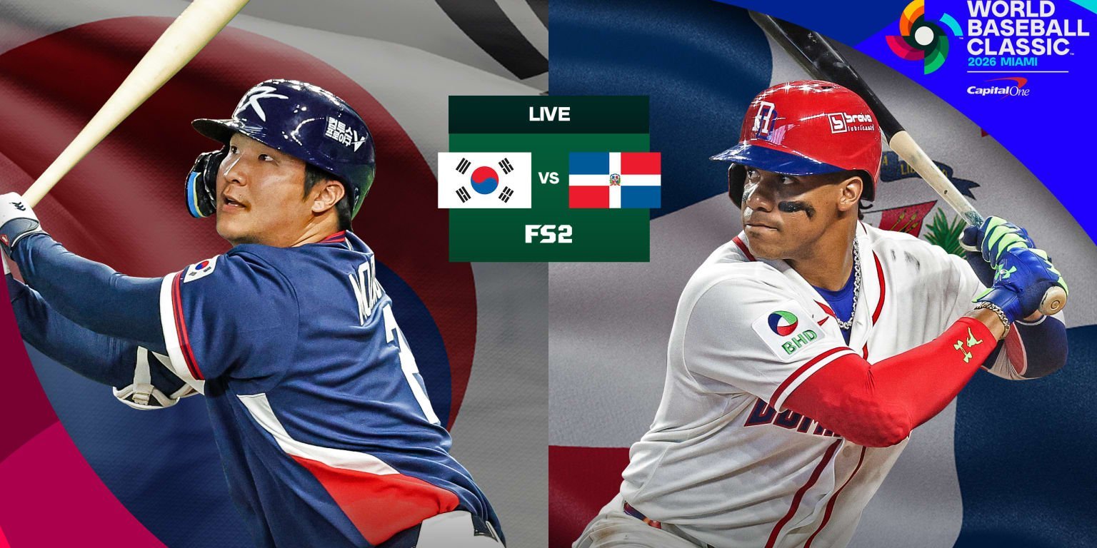 Coreea de Sud și Republica Dominicană, duel pe viață și pe moarte la World Baseball Classic 2026