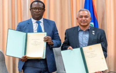 Guyana și Belize, parteneriat pentru protejarea pădurilor tropicale GEORGETOWN, Guyana – Guyana și Belize au semnat un memorandum de înțelegere (MoU) pentru a consolida cooperarea în domeniul conservării, gestionării durabile și protejării pădurilor