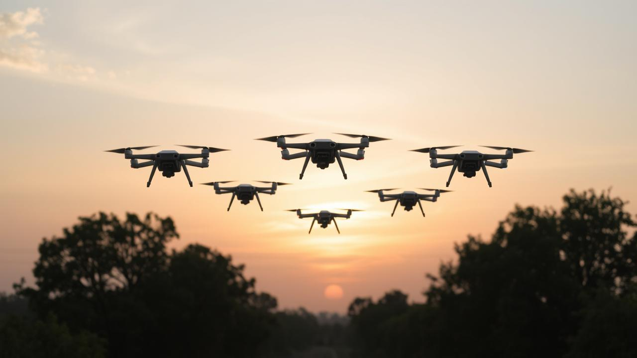 Roiurile de Drone: Viitorul (Distructiv) al Războiului Potențialul distructiv al dronelor este binecunoscut, însă utilizarea lor eficientă ridică probleme logistice considerabile