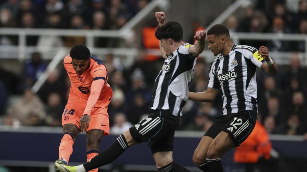 Barça – newcastle: Rashford, cu zâmbetul pe buze după meci