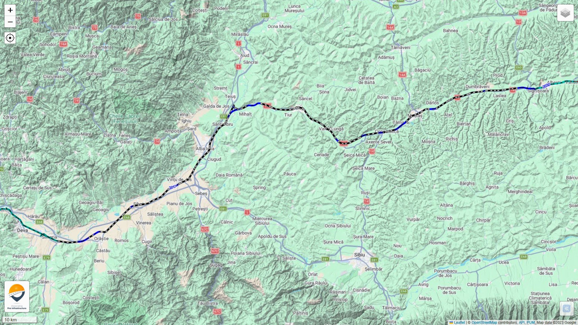 Record de viteză pe calea ferată: Un tren a atins 125 km/h pe ruta Sighișoara-Simeria Un tren a stabilit un nou record de viteză pe o secțiune de cale ferată din România, parcurgând distanța dintre Sighișoara și Simeria cu o viteză medie de 125 km/h