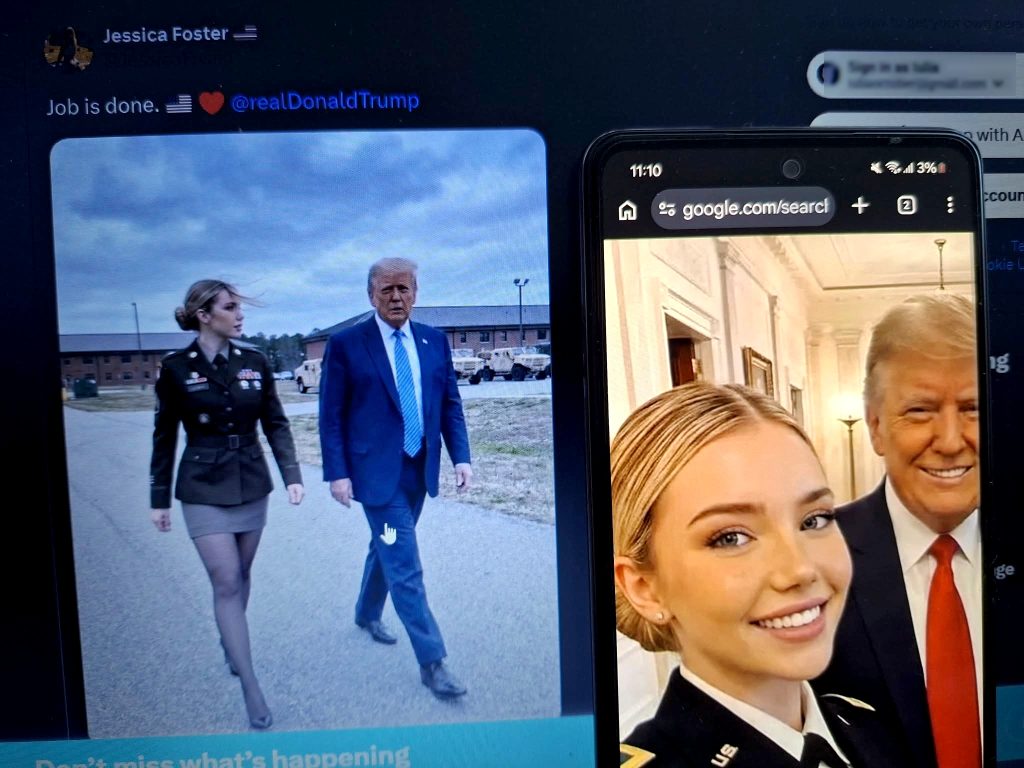 Influencerița falsă cu Trump: Cum a convins o lume întreagă