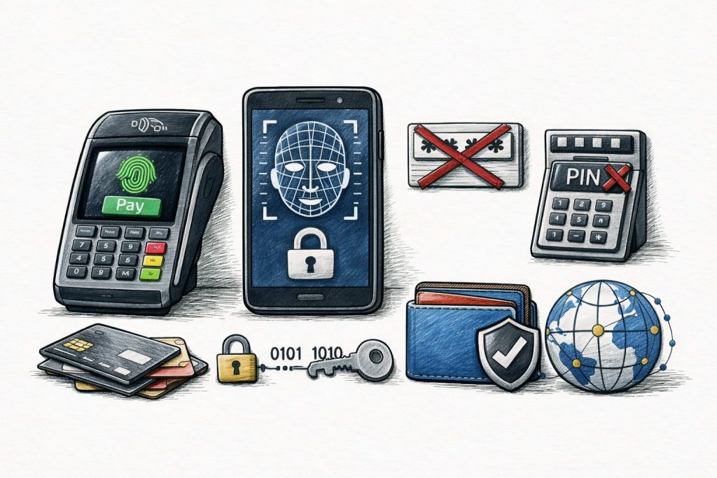 Schimbări majore în securitatea plăților: Biometria și viitorul autentificării Parolele, pilonul securității digitale pentru mult timp, ar putea să își piardă din importanță în fața unei noi generații de tehnologii de autentificare