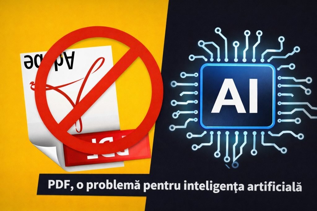 PDF-urile, o problemă pentru inteligența artificială Formatul PDF, standardul omniprezent pentru documente digitale creat în 1993 de Adobe, reprezintă o provocare majoră pentru dezvoltatorii de inteligență artificială