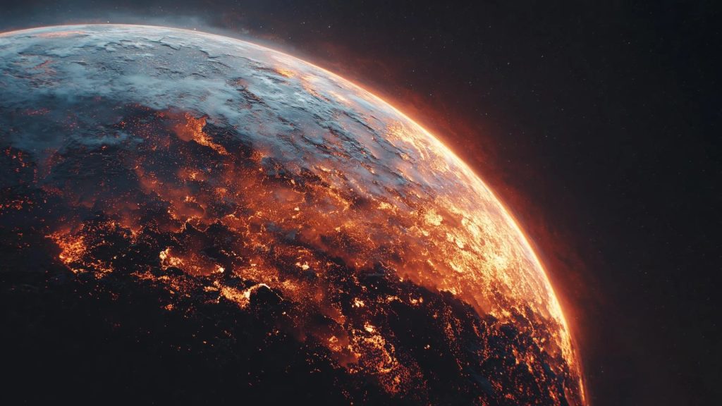 O planetă de lavă „mai rece” decât ar trebui sfidează așteptările astronomilor O echipă de cercetători a descoperit o exoplanetă de tipul „lume a lavei” care pune sub semnul întrebării modelele existente privind formarea și evoluția acestor corpuri cerești