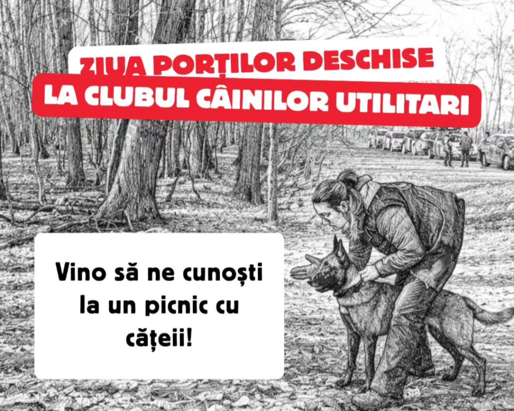 Clubul Câinilor Utilitari organizează o zi a porților deschise pentru iubitorii de animale Clubul Câinilor Utilitari (CCU) invită publicul sâmbătă, 21 martie, la „Ziua Porților Deschise”