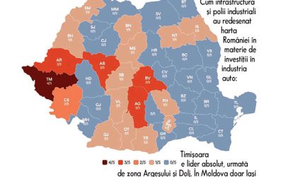 Harta economică a României: Cine sunt baronii exporturilor pe județe?