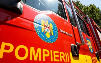 Bărbat carbonizat într-un incendiu violent la Onești