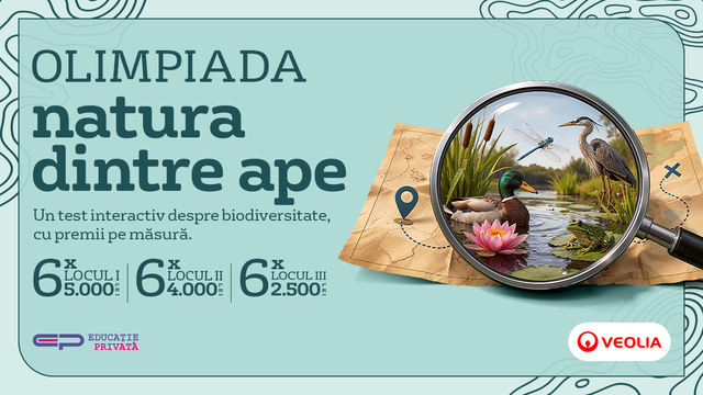 Start pentru concursul „Natura dintre Ape” 2026: Elevii, la vânătoare de premii de peste 20.000 €