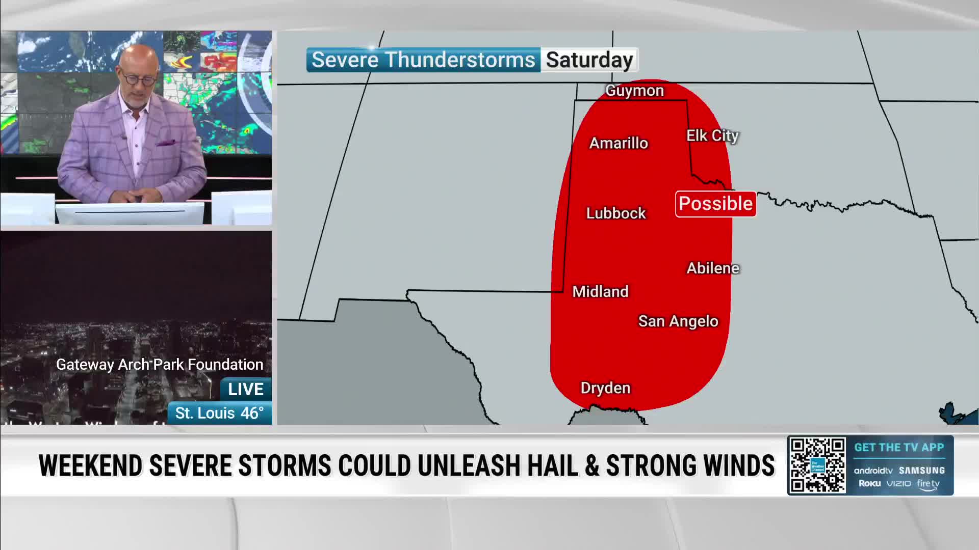 Orașul american Plains, situat în statul Texas, se confruntă cu un risc ridicat de fenomene meteorologice severe, conform prognozelor meteo pentru următoarele zile