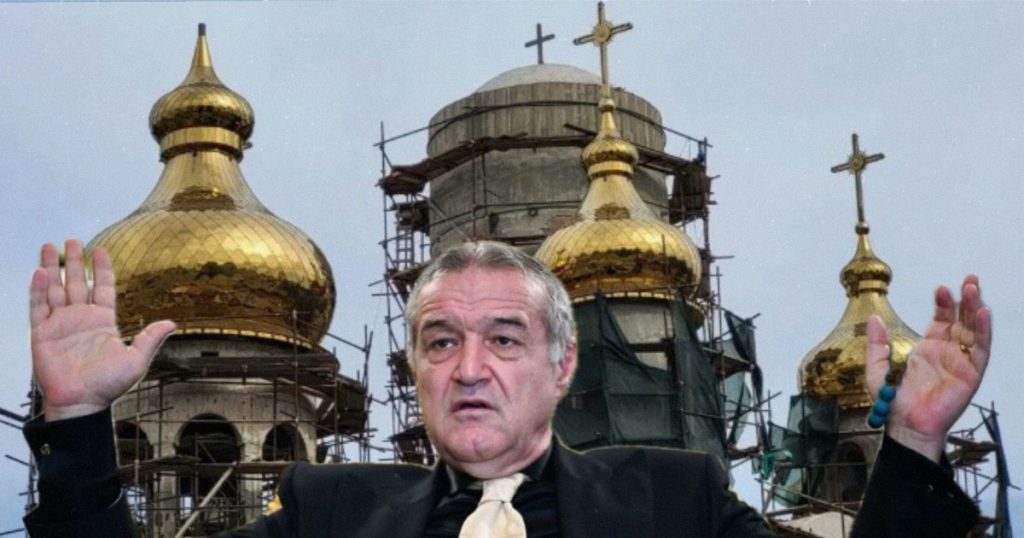 Becali, buncăr antiatomic sub biserică în Pipera, în Postul Paștelui
