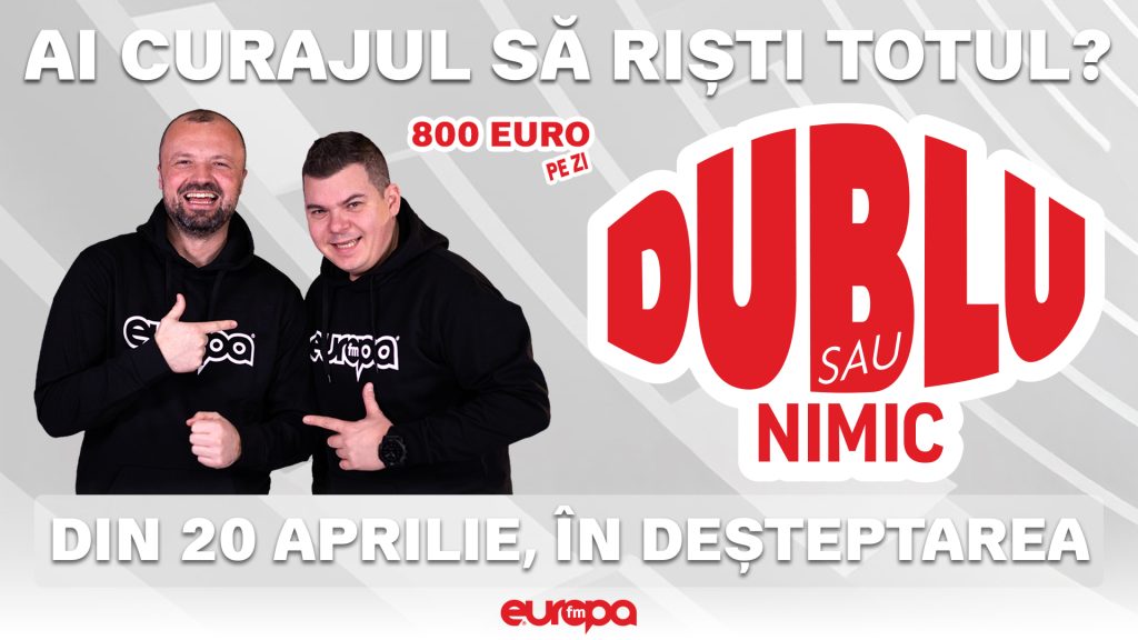Dublu sau Nimic revine la Europa FM: Câștigătorii, pe urmele lui Donald Trump?
