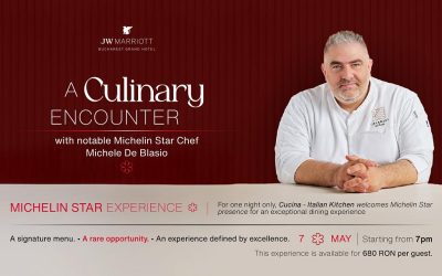 Chef Michelin MICHELE De Blasio, la Cucina pentru o seară unică