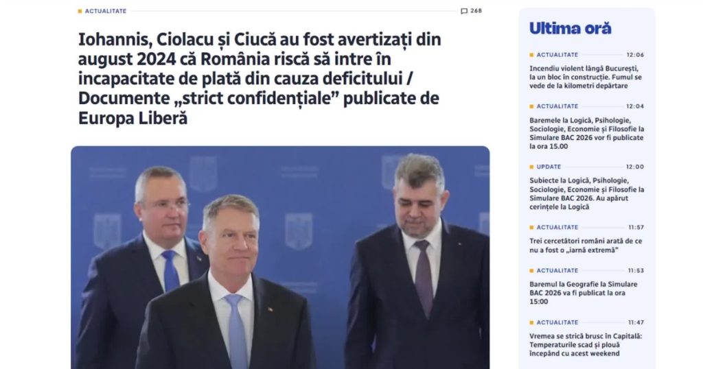 Europa Liberă, în topul surselor citate de presă din România