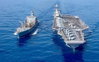 Mare portavion USS Gerald Ford revine în Orientul Mijlociu