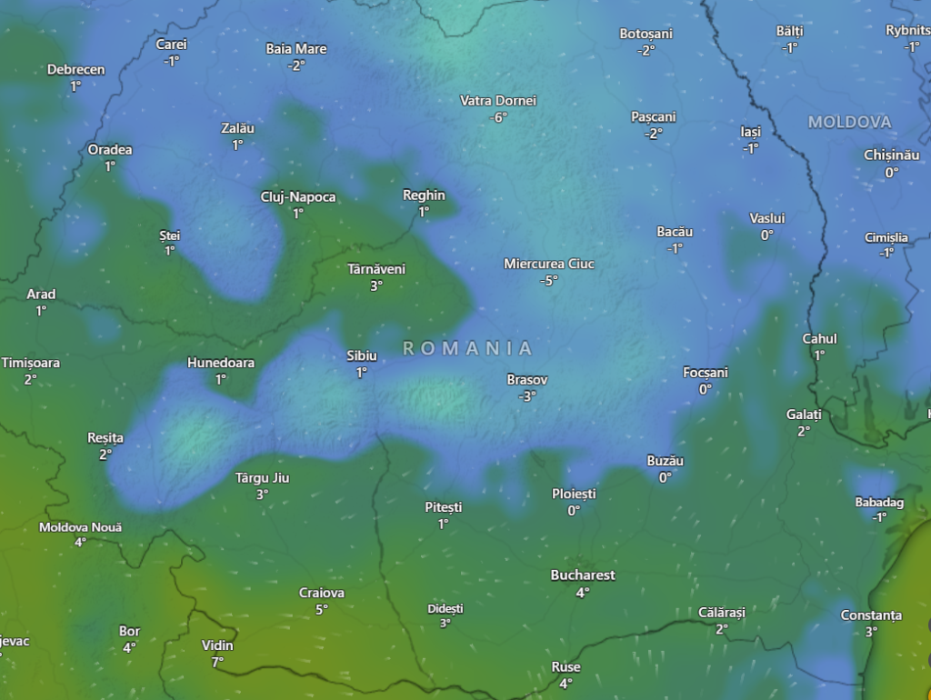 Îngheț cumplit peste România: Agricultorii, din nou pe alertă