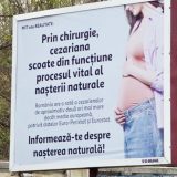 Diana Buzoianu atacă panourile despre cezariană: Sesizări la ANPC și primării din București