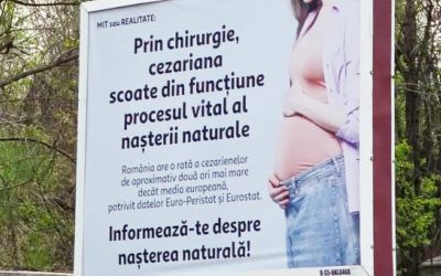 Diana Buzoianu atacă panourile despre cezariană: Sesizări la ANPC și primării din București