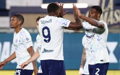 Goluri spectaculoase în Como – Inter: Thuram și Dumfries, recital la Milano
