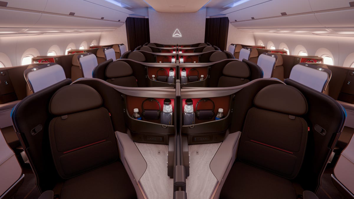 Delta dezvăluie cabina Delta One pentru noile avioane Airbus