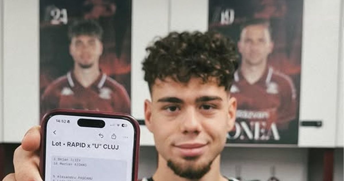 Accidentare la Rapid! Absență de ultim moment cu U Cluj + Modul inedit prin care giuleștenii au anunțat lotul pentru diseară