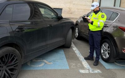 Poliția Locală a Municipiului București a aplicat amenzi în valoare de peste 27.000 de euro, de la începutul anului, șoferilor care au parcat neregulamentar pe locurile destinate persoanelor cu dizabilități