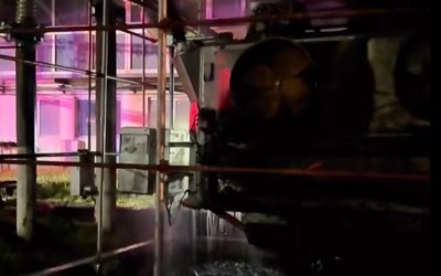 Incendiu violent la ELCEN: București, fără căldură în Vest