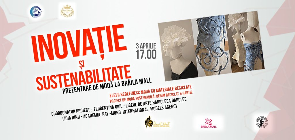 Elevi din brăila, show de modă sustenabilă la mall, în „săptămâna verde”