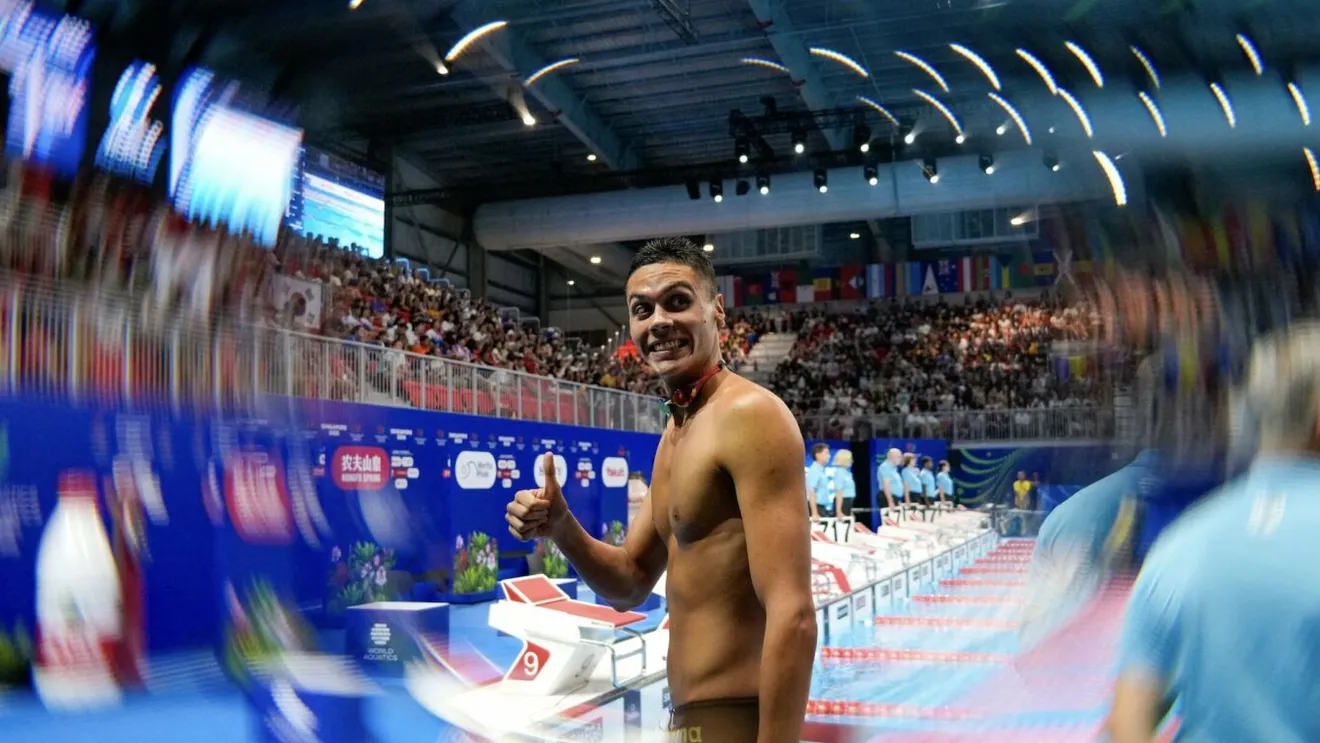 David Popovici, gata să doboare recordul mondial în România