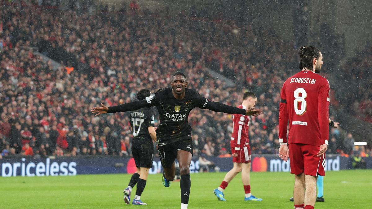Dembele, recital la Liverpool: PSG merge în semifinalele Champions