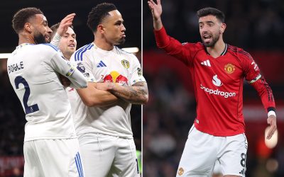 Fanii Man Utd, FURIOȘI: Ce a făcut Bruno Fernandes în timp ce Leeds a marcat