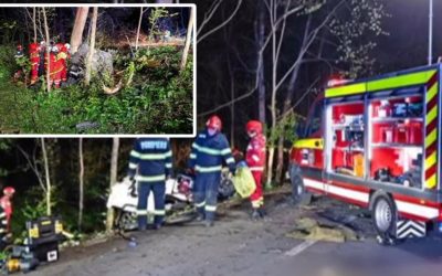 Accident mortal de Paște pe DN1: Doi tineri și-au pierdut viața într-o răsturnare
