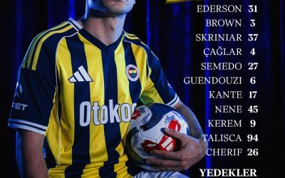 Fenerbahce, primul „11” pentru meciul cu Çaykur Rizespor