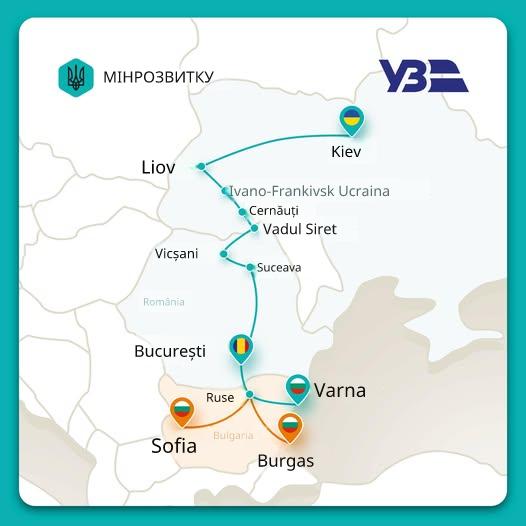 Tren direct Ucraina-Bulgaria, via București: 30 de ore de călătorie din vară