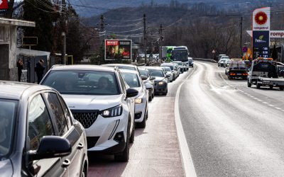 Aglomerație pe DN1: Cozi de la Predeal. Poliția: Alegeți rute alternative!