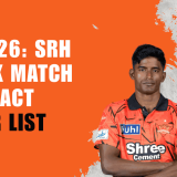 SRH vs CSK: Cine sunt „Jucătorii de Impact” în meciul crucial