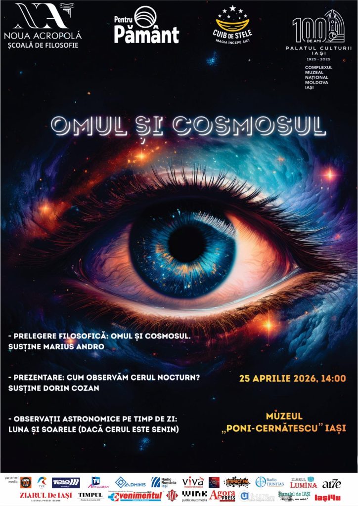 Iași: Ziua Pământului la Muzeul Poni-Cernătescu, despre Om și Cosmos