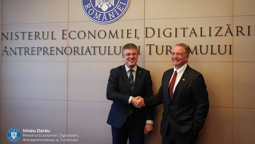 Ministrul Economiei, Irineu Darău, s-a întâlnit cu noul ambasador al SUA, Darryl Nirenberg, pentru a discuta despre investiții Bucureștiul a fost scena unei întâlniri importante pentru viitorul economic al României