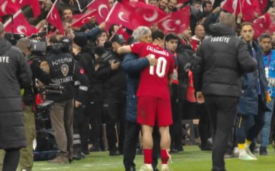 Mircea Lucescu și Hakan Calhanoglu, întâlnire emoționantă. Reacția starului turc!