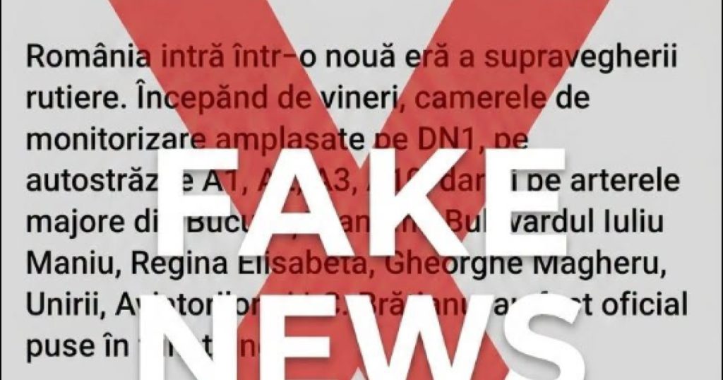 MAI: Fake news despre monitorizarea traficului, demontat. Panica, spulberată