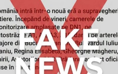 MAI: Fake news despre monitorizarea traficului, demontat. Panica, spulberată