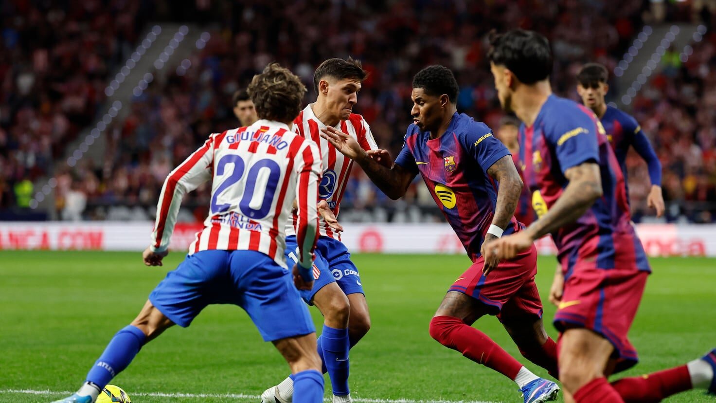 Remontada dramatică la Madrid: Atlético și FC Barcelona încheie la egalitate, cu un om în minus pentru gazde Meciul dintre Atlético Madrid și FC Barcelona de pe stadionul Metropolitano a fost un spectacol de goluri, ratări și suspans, încheiat cu scorul de 1-1