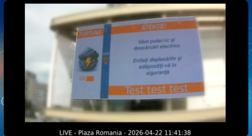 Alertă IMINENTĂ în București și 17 orașe: Panourile digitale, gata de semnale!