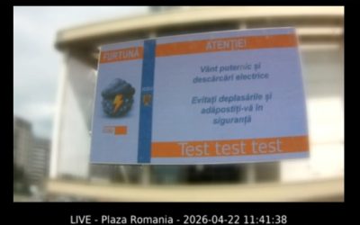 Alertă IMINENTĂ în București și 17 orașe: Panourile digitale, gata de semnale!