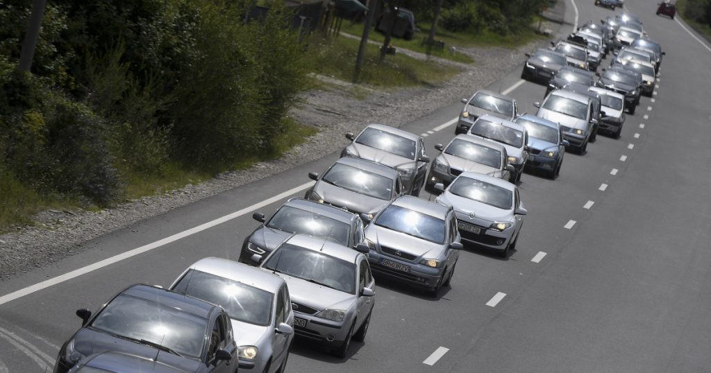 Aglomerație pe Valea Prahovei, după Paște: București, blocat pe autostrăzi