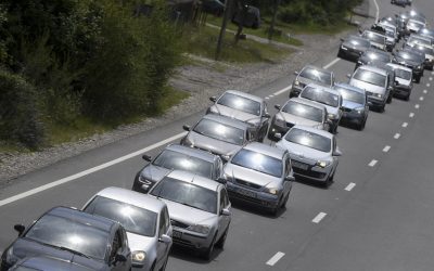 Aglomerație pe Valea Prahovei, după Paște: București, blocat pe autostrăzi