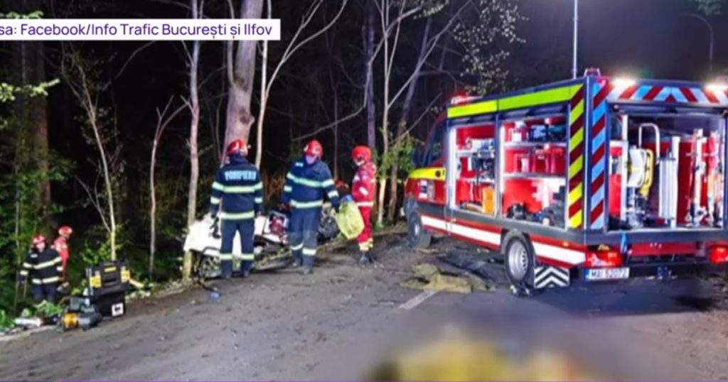 Accidentul mortal de la Ciolpani: Imagini ȘOCANTE de la camera de bord