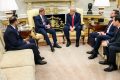 Donald Trump și premierul Pakistan Shehbaz Sharif la Casa Alba, în septembrie 2025, fotografie ilustrativă. Foto: American Photo Archive / Alamy / Profimedia