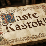 Hristos a Înviat, în diverse limbi: ”Paste Kastok!” înseamnă